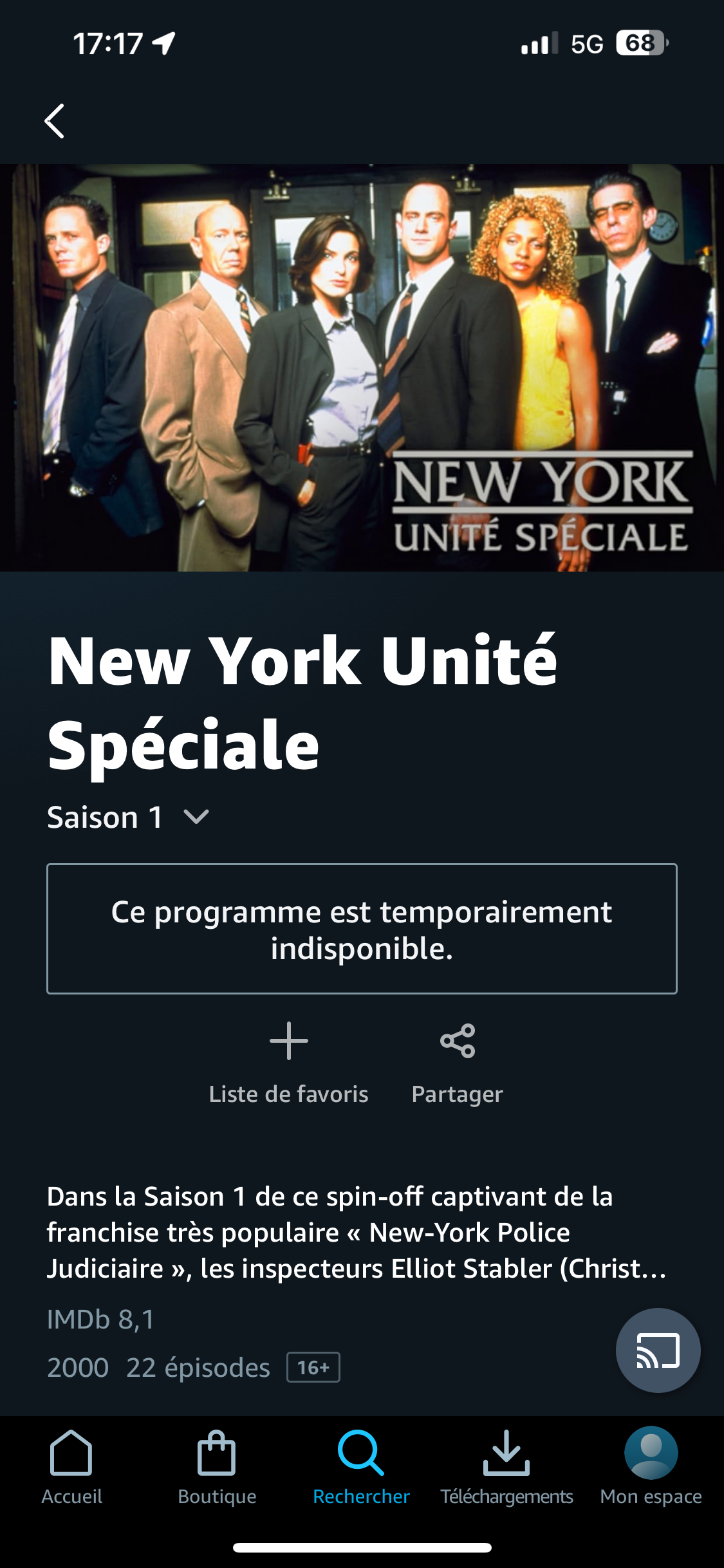 Prime Video: New York, unité spéciale